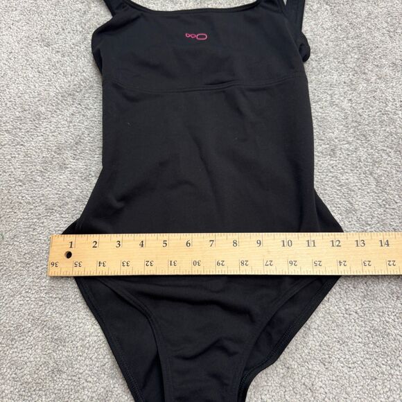 Nabaiji Aqua Resist One Piece Swimwear Womens XS Black Backless Training Active - Picture 8 of 10